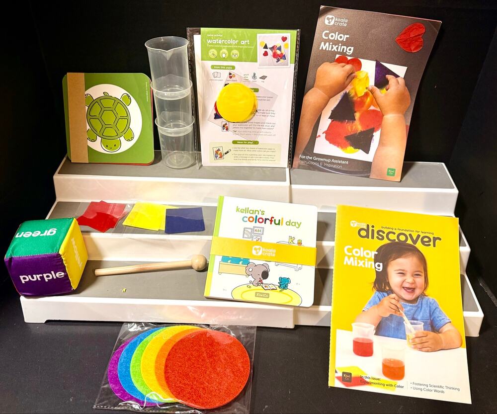 KiwiCo Kiwi Koala Crate “Color Mixing” For Ages 2+ STEM Build Box New in Box